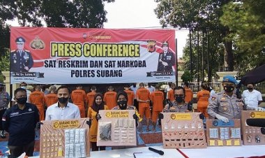 Belasan Warga Subang Diciduk Polisi Gara-gara Narkoba