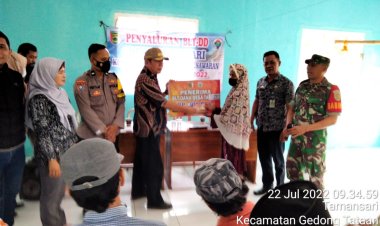 Penyaluran BLT DD Desa Taman Sari