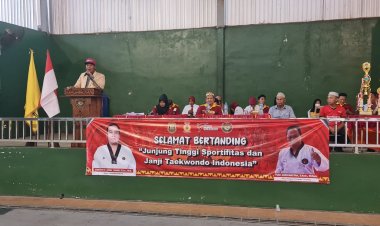 HUT KOTA BANDAR LAMPUNG ADAKAN TAEKWONDO CUP