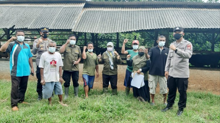 Cegah Penyebaran PMK, Polres Pesawaran & Pemkab Pesawaran Lakukan Vaksinasi