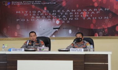 Mitigasi Pelanggaran Disiplin Terhadap Anggota Polri Polres Pesawaran Polda Lampung