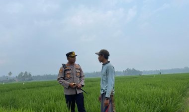 Prihatin Kondisi Petani Kapolres Datangi Petani Yang Kesulitan Pupuk