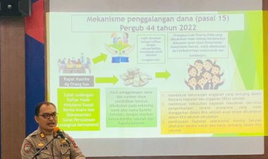 Sosialisasi PerGub No.44 THN 2022,Polisi Imbau Sinergi ketua komite sekolah dan kepala sekolah