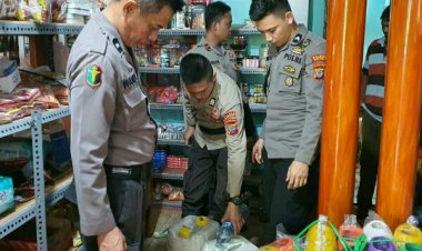 Samapta Polres Bolsel Amankan Ratusan Liter Captikus di 3 Desa