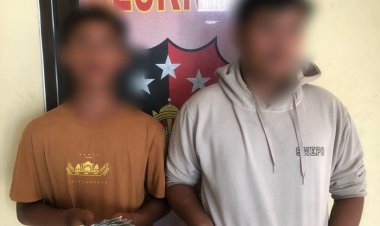 Tekab 308 Polsek Gedong Tataan Polres Pesawaran Amankan 2 Pelaku Pungli.