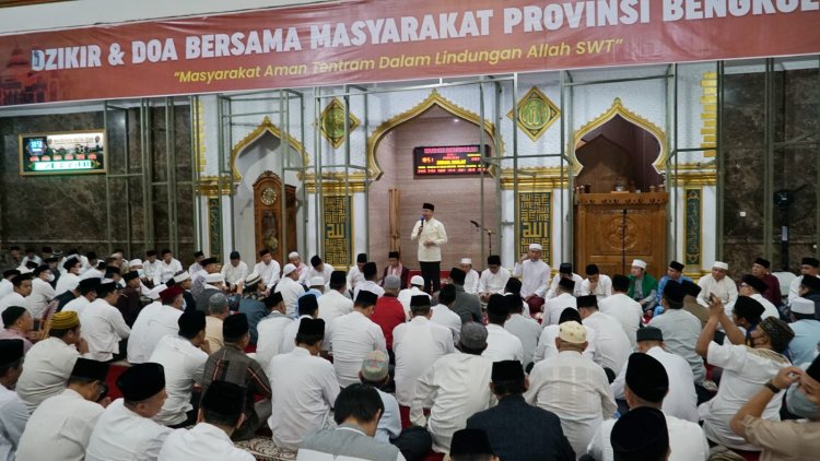 Pemprov Bengkulu Gelar Doa dan Tahlil Bersama