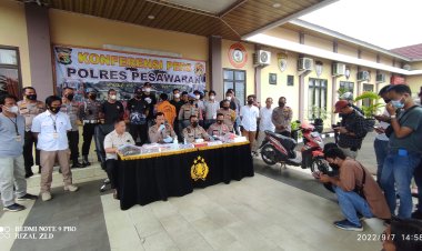 Polres Pesawaran Tangkap Pembunuhan Gadis SMP Di Kebun Karet