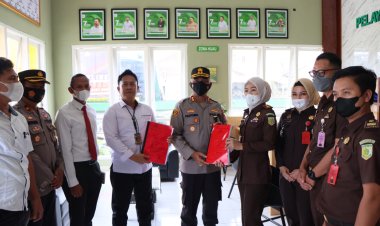 Cepat Tanggap, Polres Pesawaran Serahkan Berkas Ke Kajari Pesawaran