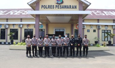 Bidhumas Polda Lampung Gelar Supervisi diPolres Pesawaran
