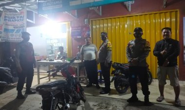 Polsek Kedondong Polres Pesawaran Polda Lampung Laksanakan Patroli Rutin Malam Guna Cegah C3