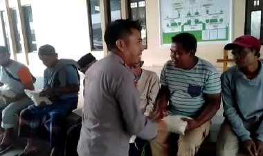 Polsek Cibeureum Polres Sukabumi Kota Berikan Bantuan Sembako