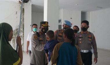 Kunjungi Korban Tersambar Petir Wujud Kepedulian Polres Pesawaran