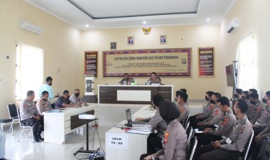 Jelang Operasi Zebra Krakatau 2022, Polres Pesawaran Polda Lampung Gelar Lat Pra Ops