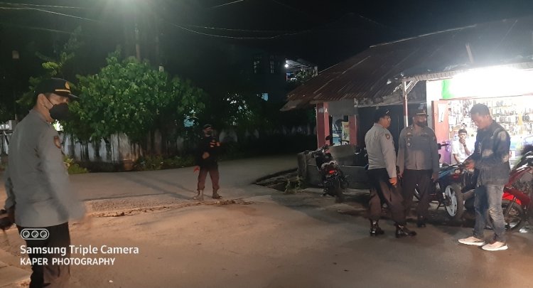 Antisipasi Gangguan Kamtibmas, Polsek Aertembaga Gelar KRYD