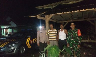 Patroli Dialogis Rawan Malam, TNI Polri Ciptakan Kondisi Kamtibmas yang Kondusif