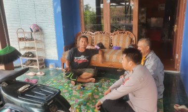 Kapolsek Laksanakan Anjangsana Berikan Himbauan Kamtibmas Kepada Tokoh Masyarakat