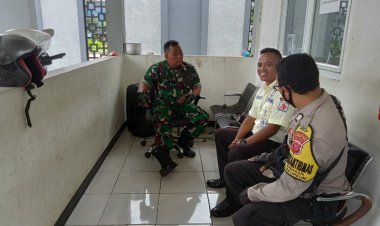 Bhabinkamtibmas Sambangi Security Campus IPB Sukabumi