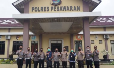 Tim Ombudsman RI Kunjungi Polres Pesawaran Polda Lampung