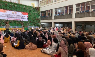 Tangkal Hoax " Polda Bengkulu Berikan Pemahaman Literasi Digital di era Post Truth Ke Mahasiswa