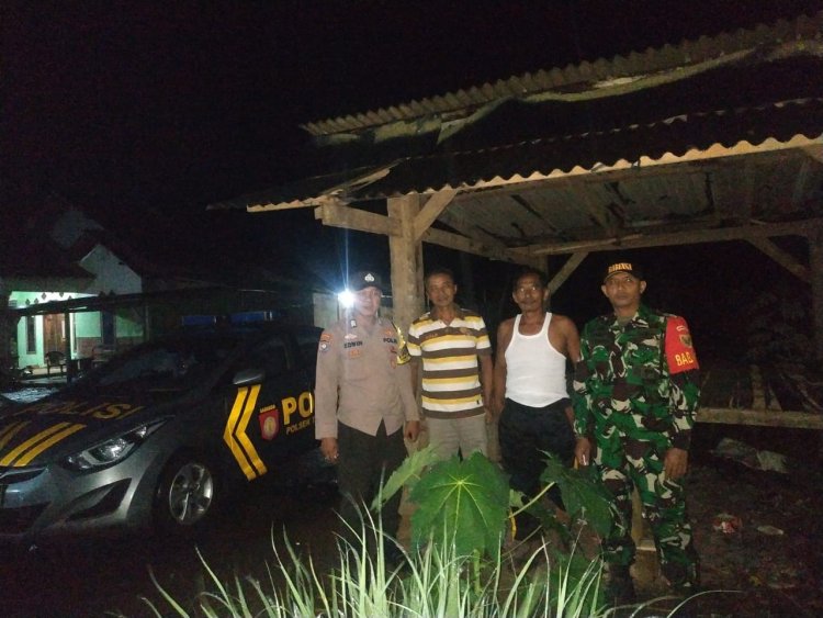 Patroli Dialogis Rawan Malam, TNI Polri Ciptakan Kondisi Kamtibmas yang Kondusif