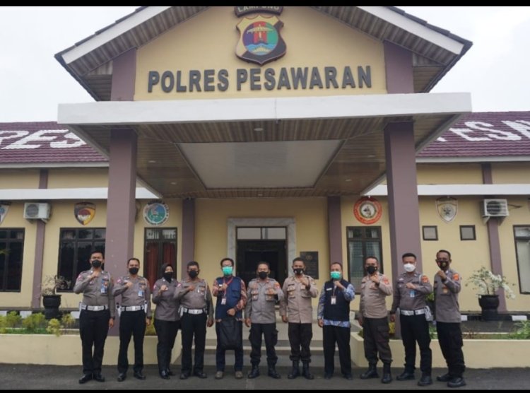 Tim Ombudsman RI Kunjungi Polres Pesawaran Polda Lampung