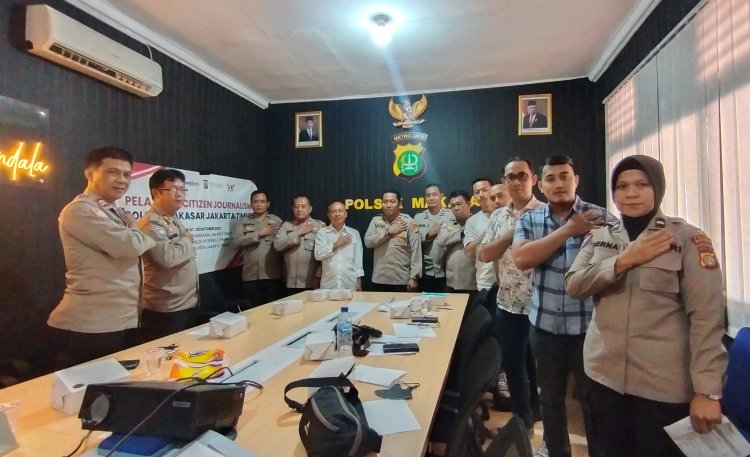 Polsek Makasar Jakarta Timur Gelar Pelatihan Citizen Journalism Bagi Bhabinkamtibmas