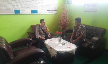 Bhabinkamtibmas Silaturahmi Ke Sekolah SDN Cibungur