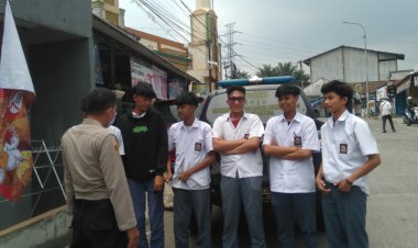 Unit Samapta Polsek Cibeureum Gelar Patroli Ke Sekolah