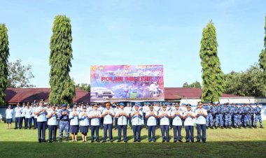 Komandan Lanud Sri Manado Bacakan Sambutan Tertulis Kasau di HUT ke-76 POMAU