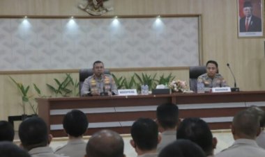 Arahan Wakapolda Sulut kepada Perwira Sespimmen 62, Sespimma 47 dan SIP 51