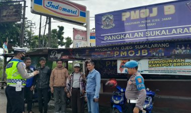 Giat Dikmas Unit Lantas Polsek Sukalarang