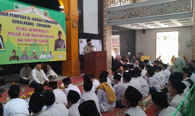 Kapolsek Sukalarang  Hadiri Peringatan Maulid Nabi  Muhammad SAW