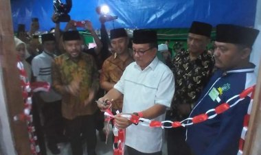 Gedung Yayasan Majelis Bustanul Ulum di Resmikan Walikota Bitung, 30 Santri di Wisuda