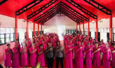 Tatap Muka Pembina Bhayangkari Cabang Bitung, ini Pesan AKBP Alam Kusuma S. Irawan