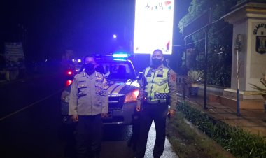 Unit Samapta Kontrol Ronda Malam Antisipasi Kejahatan Malam Hari