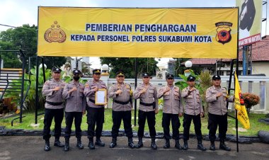 Polsek Sukalarang meraih Juara 3 Kategori Kinerja Terbaik Se-Polres Kota Sukabumi