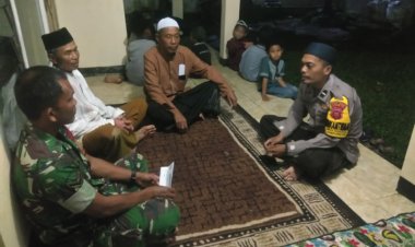 Bhabinkamtibmas Dan Babinsa Laksanakan Sambang  Warga