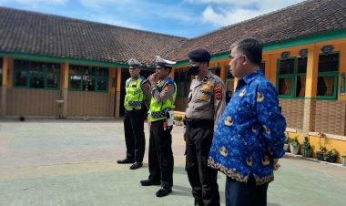 Police Goes To School SDN 1 Sukalarang Wilkum Polsek Sukalarang
