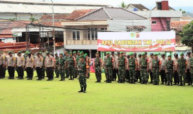 Sinergitas TNI-POLRI Wujudkan Kondusifitas