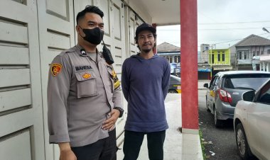 Jalin Silaturahmi Dengan Warga, Bhabinkamtibmas Desa Semplak Laksanakan Giat Sambang