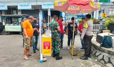 Blusukan Ke Pasar TNI-Polri Serap lnformasi