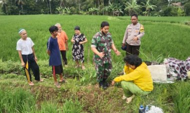 Bhabinkamtibmas Dan Bhabinsa Amankan Orang Meresahkan