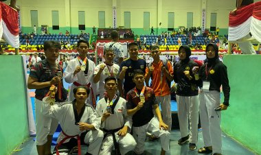 Atlit Polda Bengkulu Raih 8 Penghargaan Taekwondo