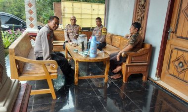 Kapolsubsektor Waylima Himbau Kamtibmas Jelang Pilkades