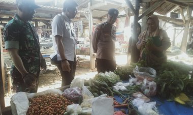 Pak Bhabin Jaga Kamtibmas Dan Cek Harga Sembako