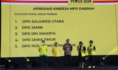 MPO Pusat Apresiasi Lima Daerah di Indonesia