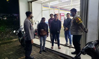 Kegiatan Patroli Kontrol Objek Vital Antisipasi Kejahatan Malam dan Gukamtibmas Polsek Sukalarang