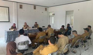Rapat Koordinasi Lintas Sektoral Kapolsek Sukalarang Bersama Unsur Muspika Kecamatan Sukalarang