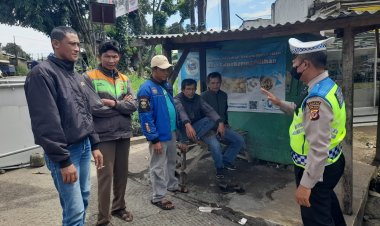 Tingkatkan Kamseltibcarlantas, Unit Lantas Polsek Sukalarang Laksanakan Giat Dikmas Lantas