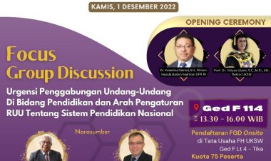 FH UKSW dan DPR RI Gelar FGD Bahas RUU Sisdiknas